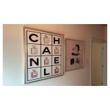 4PC ASSORTED FRAMED PRINTS
