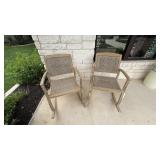 2PC OUTDOOR ROCKING CHAIRS