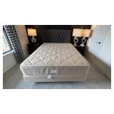 4PC FULL HEADBOARD, MATTRESS SET & FRAME
