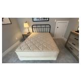 4PC FULL HEADBOARD, MATTRESS SET & FRAME