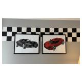 5PC ASSORTED WALL ART