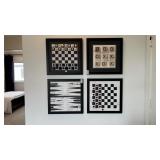 4PC FRAMED WALL ART