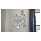 9PC WALL MIRRORS