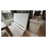 4PC KING BED & MATTRESS SET