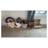 ASSORTED STORAGE ITEMS