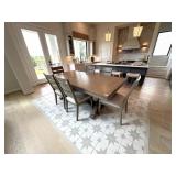 7PC DINING TABLE & CHAIRS
