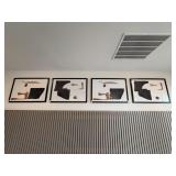 4PC FRAMED PRINTS