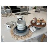 ASSORTED DINNERWARE
