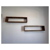 2PC WALL SHELVES