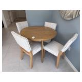 5PC DINING TABLE & CHAIRS