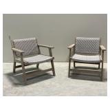 2PC OUTDOOR CHAIRS