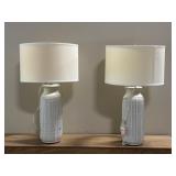 2PC TABLE LAMPS