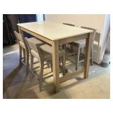 5PC COUNTER TABLE AND CHAIRS