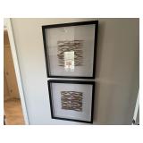 2PC FRAMED WALL ART