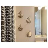 4PC WALL CANDLEHOLDERS