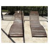 2PC OUTDOOR LOUNGE CHAIRS