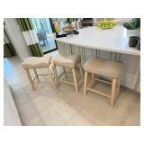 3PC COUNTER STOOLS