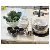 ASSORTED DINNERWARE