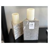 2PC CANDLEHOLDERS