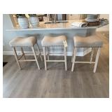 3PC COUNTER STOOLS