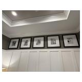 5PC FRAMED PRINTS