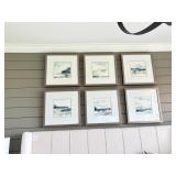 6PC FRAMED PRINTS