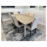 7PC DINING TABLE & CHAIRS