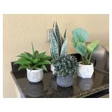 4PC OUTDOOR FAUX PLANTS