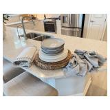 ASSORTED DINNERWARE