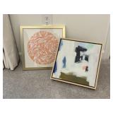 2PC ASSORTED WALL ART