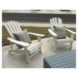 4PC OUTDOOR ARM CHAIRS