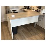 2PC L SHAPED DESK AND CHAIR