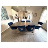 7PC DINING TABLE & CHAIRS