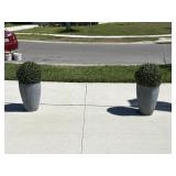 2PC OUTDOOR FAUX PLANTS