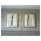 2PC FRAMED WALL ART