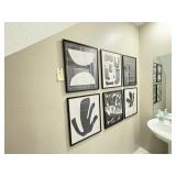 6PC FRAMED PRINTS