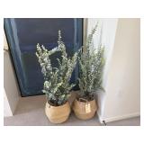 2PC FAUX PLANTS