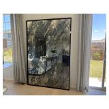 LARGE FRAMED MIRROR PRINT