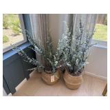 2PC FAUX PLANTS