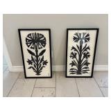 2PC FRAMED WALL ART