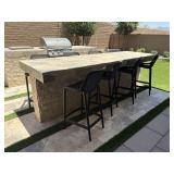 8PC OUTDOOR COUNTER STOOLS