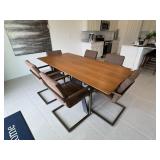 7PC DINING TABLE & CHAIRS