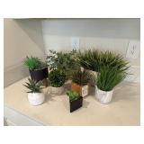 8PC FAUX GREENERY