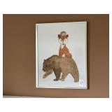 2PC ASSORTED FRAMED WALL ART