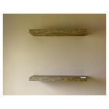 2PC WALL SHELVES