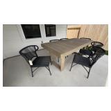7PC OUTDOOR TABLE & CHAIRS