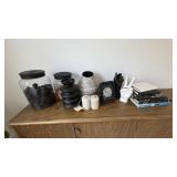 ASSORTED DECOR ITEMS & BOOKS
