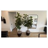 2PC FAUX FLOOR PLANTS