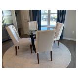5PC DINING TABLE AND CHAIRS
