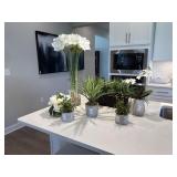 7PC FAUX GREENERY